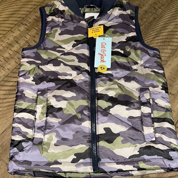 NWT Camo Kid 👦 👧 Water 💦 & Wind 💨 Resistant front pocket east zip up ⬆️ warm - Picture 1 of 17